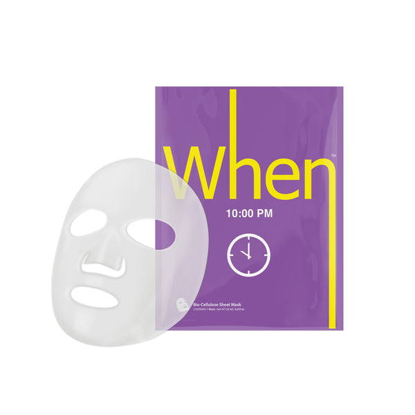 When® 10:00 PM Anti-Aging Premium Bio-Cellulose Sheet Mask